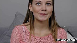 Steamy Cutie Masturbates Pink Pussy Until She Cums Hard