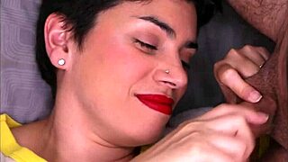 Cum on Her Smile in POV Close-Up