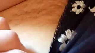 Look At Gretala's Hairy Pussy In Thong!