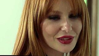 Girls Rimming - Flirty Redhead Charms The Handyman