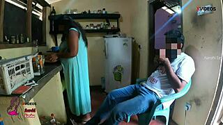 Cheating wife pays bills with sex to collector.