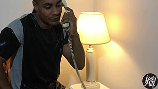 Skinny latina gets neighbor's monster cock