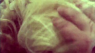 Blonde Cougar Sucks Cock Cumshot