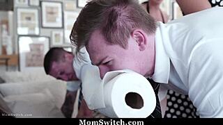 Sheena Ryder and Dee Williams Swap Stepsons for Taboo Orgy Punishment on MomSwitch