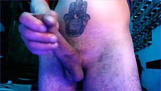 Watch this big load of cum shoot from my long thick cock.