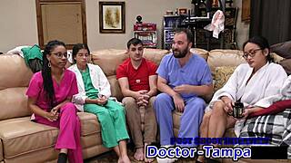 dr tampa checks aria nicole during her 2023 physical