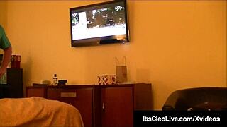 webcam cutie its cleo takes cum on freckled face after sucking