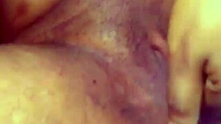 her pussy is so wet, spreading legs to show big clit and narrow ass.