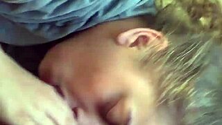 sucking a massive black cock with total amateur hunger