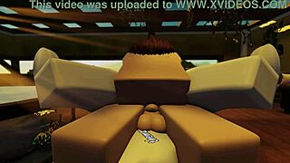 My persistent subscriber gets fucked in the Roblox condo