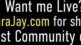 feeling intense pleasure with sara jay and cherry morgan in deepthroat and doggystyle