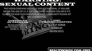 i watch harley q get her big tits sucked by levi cash