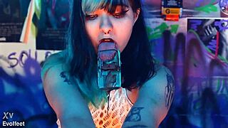 Learning footjob training and worship techniques