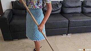 I see how my employee fucks my maid i masturbate and then we fuck in threesome when i surprise them in the room