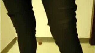 I walked on the beach and got my cock inserted into the brunette's big ass.