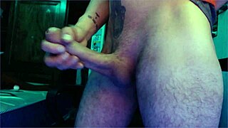 Watch this big load of cum shoot from my long thick cock.