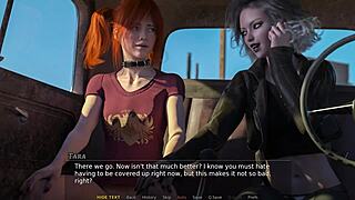 i explore the unshaved outdoor path in casey's fall part 6b, enjoying the redhead adventure