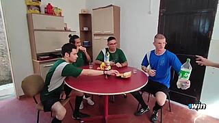 football team makes slut suck everyone