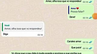 Conversa Com Esposa Sobre Foda Com Amigo!