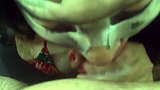 Nurse secretly helps patient release cum and swallows on hidden hospital cam.