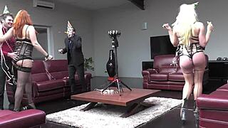 babes with big tits in lingerie get rimmed and fucked hard