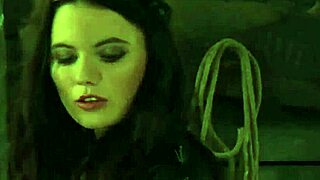 i-i'm the submissive lesbian teen 18+ in panties, getting whipped on my bare ass by the maid