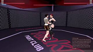 kinky fight club loss turns into cowgirl riding at night