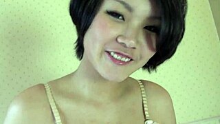 cute j-teen sari's hairy pussy drilled by step-dad in wild action