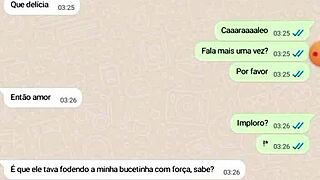 Conversa Com Esposa Sobre Foda Com Amigo!