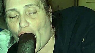 Chubby brunette step mom gives her favorite step son an amazing blowjob.