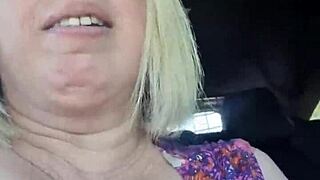 Flashing to the truck driver on the road