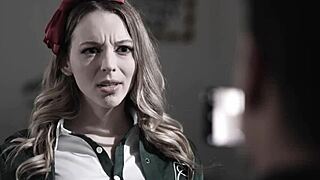 cheerleader teen lily larimar praised by older teacher ryan driller for hardcore sex