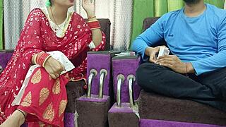 Stepsister Bhabhi Loses Tight Pussy in Card Game to Asian Stud. Watch Her Ride Cowgirl Style!