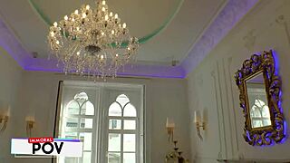 Dean, the beautiful curvy woman, gets bent over for doggystyle