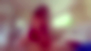 she vomits on my cock during a rough blowjob and handjob session with her big tits