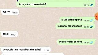Conversa Com Esposa Sobre Foda Com Amigo!