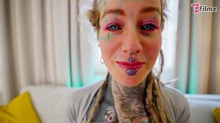 Anuskatzz returns for an intense session with multiple partners