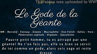 Le Gode De La G�ante - French Audio Joi Macrophilia