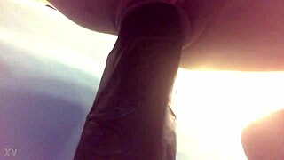 young wife loves big dildo in tight pussy play