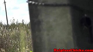 Bound Teen Feels Helpless Under Master's Domination