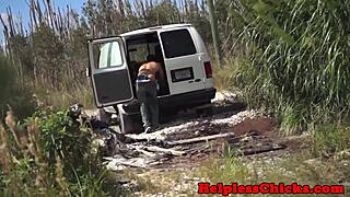 Bound Teen Feels Helpless Under Master's Domination