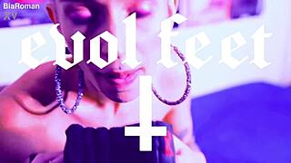 latina goddess makes you cum with vans sneakers