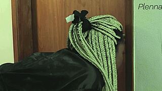 I Heard My New Neighbor Jerking Big Cock And Helped With Teen Ass. 😈