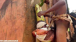 Village warrior, can you handle this chubby slut's huge ass on the ranch?