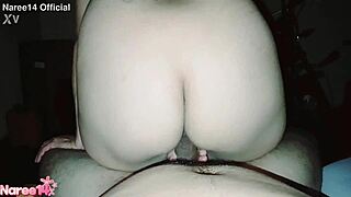 In this homemade scene, she gives good rides and receives creampies inside her.