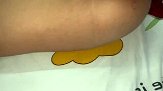 Brunette in pigtails at casting party