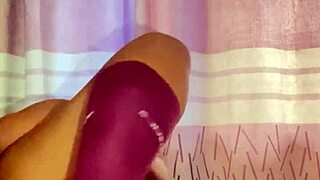 Ebony Whore Pleases Herself With Dildo In Solo Masturbation