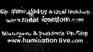 Pathetic loser with tiny dick endures femdom humiliation in POV BDSM session