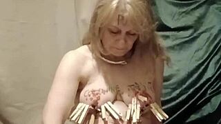 European Housewife Slave Bent Over For Spanking And Masturbation