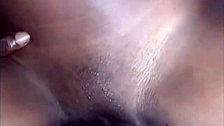 horny ebony amateur has a quickie with big cock and wet pussy